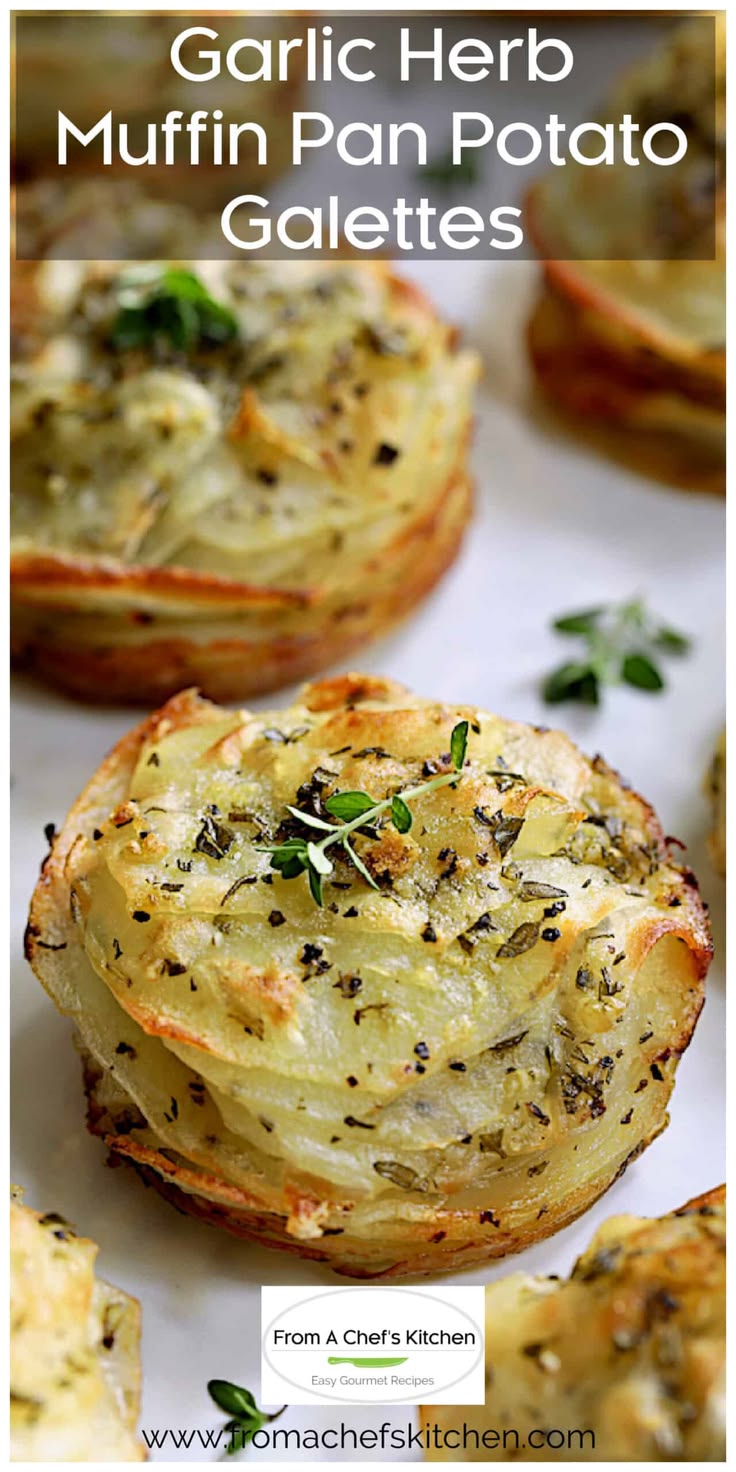 Easy Muffin Tin Potato Galettes: An Elegant Side for Any Meal